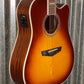 D'Angelico Premier Bowery Dreadnought CE Iced Tea Burst Acoustic Electric Guitar #5267