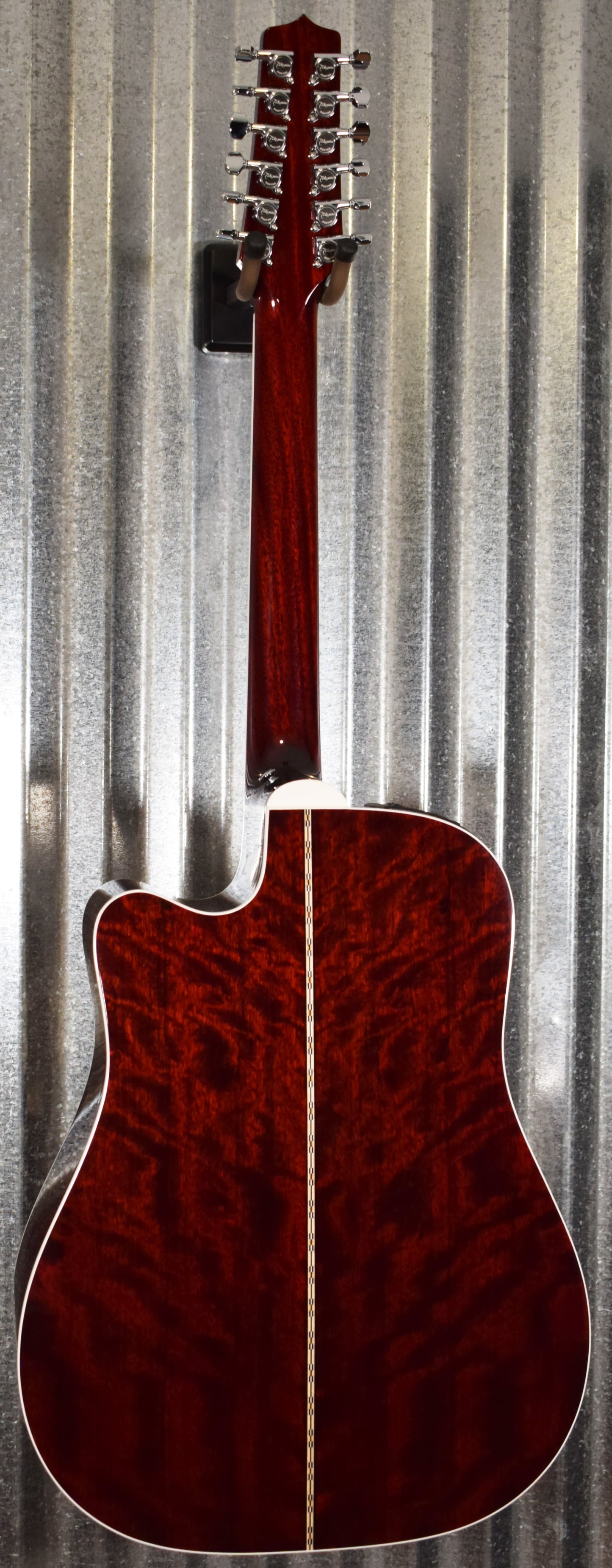 Takamine JJ325SRC-12 String John Jorgenson Gloss Red Acoustic Electric Guitar & Case #0218