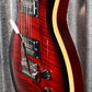 Hamer Archtop Flame Dark Cherry Wilkinson Tremolo Guitar SATFW-DCB #0763 Demo