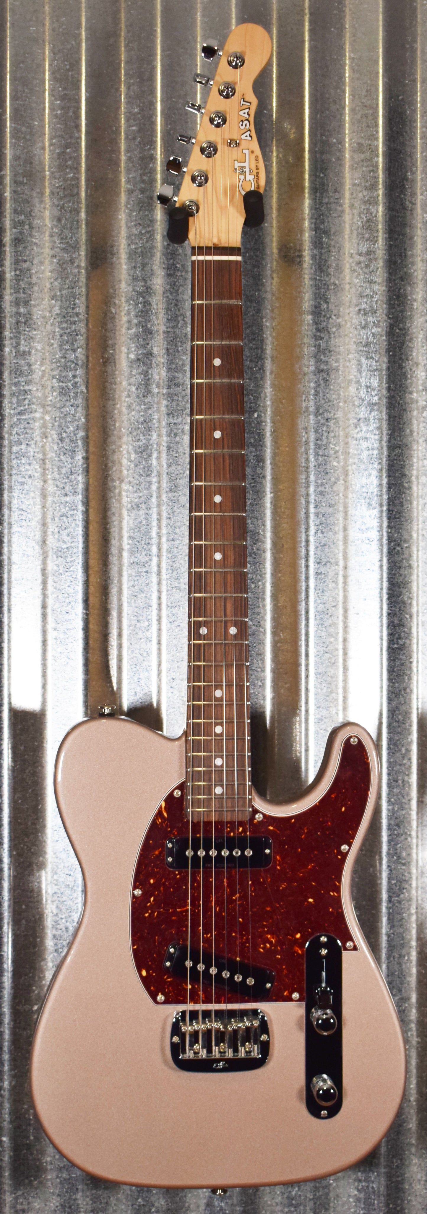 G&L USA ASAT Special Shoreline Gold Guitar & Case #5157