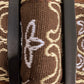 Levy's M8HT-24 2" 60's Hootenanny Jacquard Weave Guitar Strap Brown