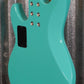 G&L USA CLF L-2500 Turquoise 5 String Bass & Case #9047