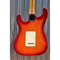 Fender Stratocaster Plus Top Flame Cherry Sunburst Guitar & Bag Mexico Used