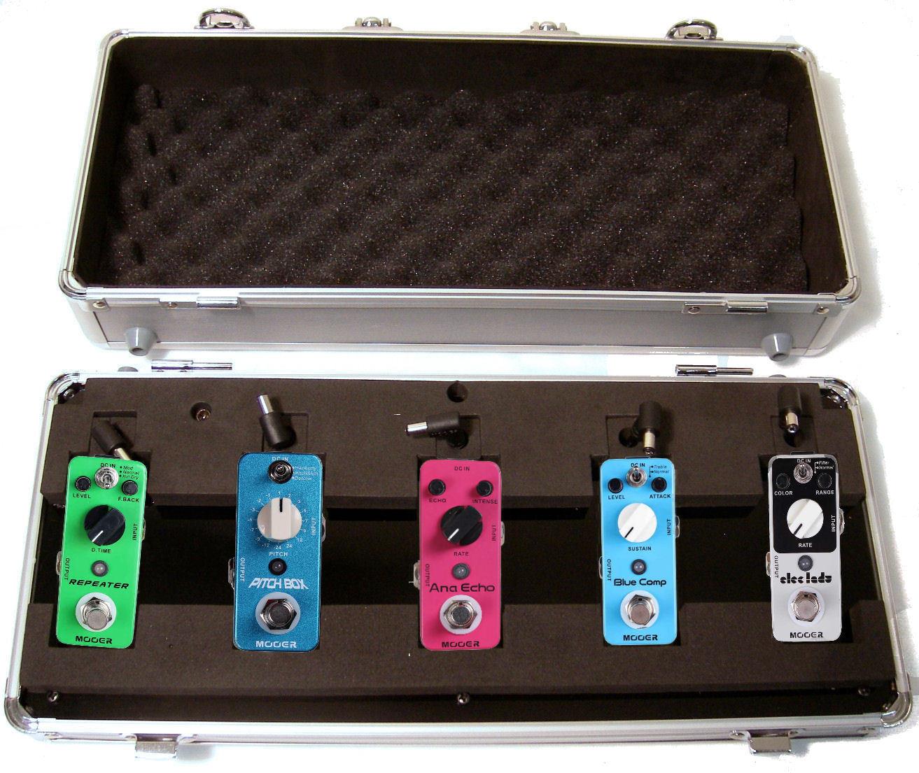 Mooer Audio Firefly M5 Pedalboard & Case for Five Effect Pedals