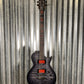 ESP LTD BB-600B Ben Burnley Baritone Quilt Top See Through Black Satin Seymour Duncan Guitar & Case #0854 B Stock
