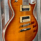 ESP LTD EC-1000 Flame Amber Sunburst Duncan Guitar & Gig Bag LEC1000ABS #0351 Demo