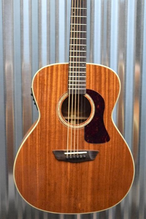 Washburn HG120SWEK Torrefied Solid Wood Acoustic Electric Guitar & Case #0014