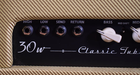Ashdown Engineering 20th Anniversary Ltd Ed CTM-30 Tweed 30 Watt All Tube Bass Head Amplifier Demo