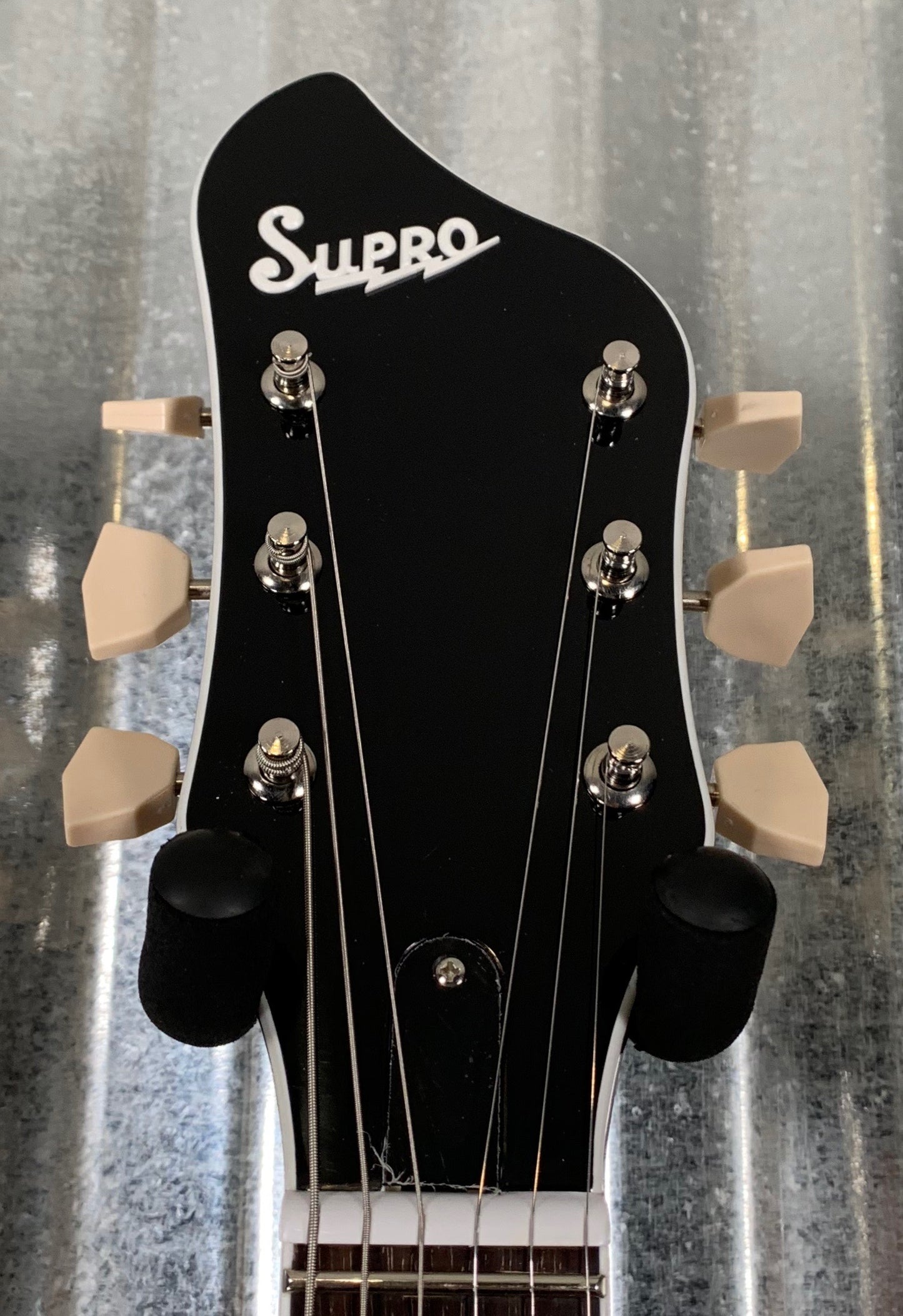 Supro Americana 1582JB Coronado II Jet Black Guitar #0993