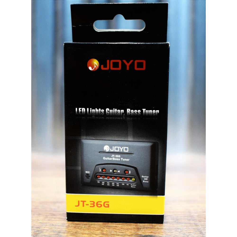 Joyo JT-36G LED Clip-On Guitar & Bass Chromatic Tuner