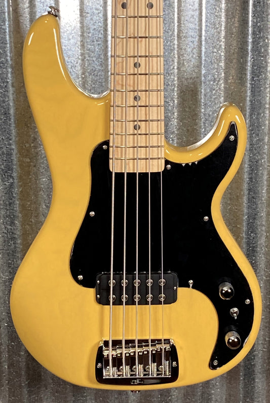 G&L USA Kiloton 5 String Butterscotch Blonde Bass & Case #7092