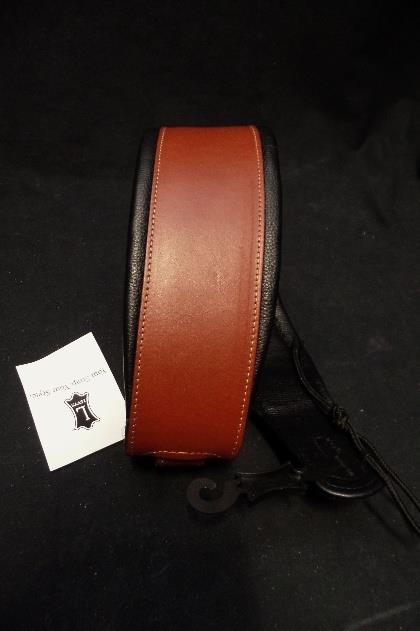 Levy's Leather MSS1-WAL 3 Inch Classic Padded Guitar Strap Walnut