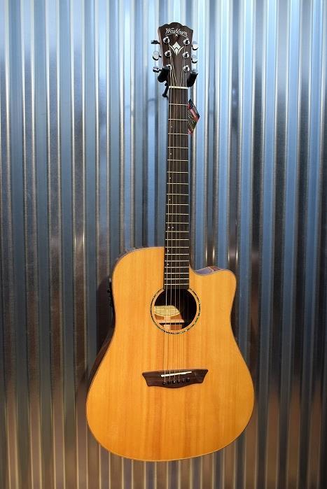 Washburn WD150SWCE Timber Ridge Solid Woods Acoustic Electric Guitar #3255