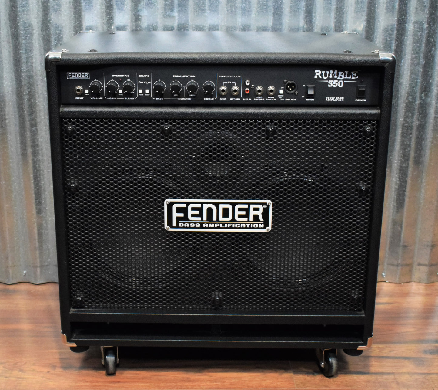 Fender Rumble 350 Watt 2x10 Bass Combo Amplifier Used