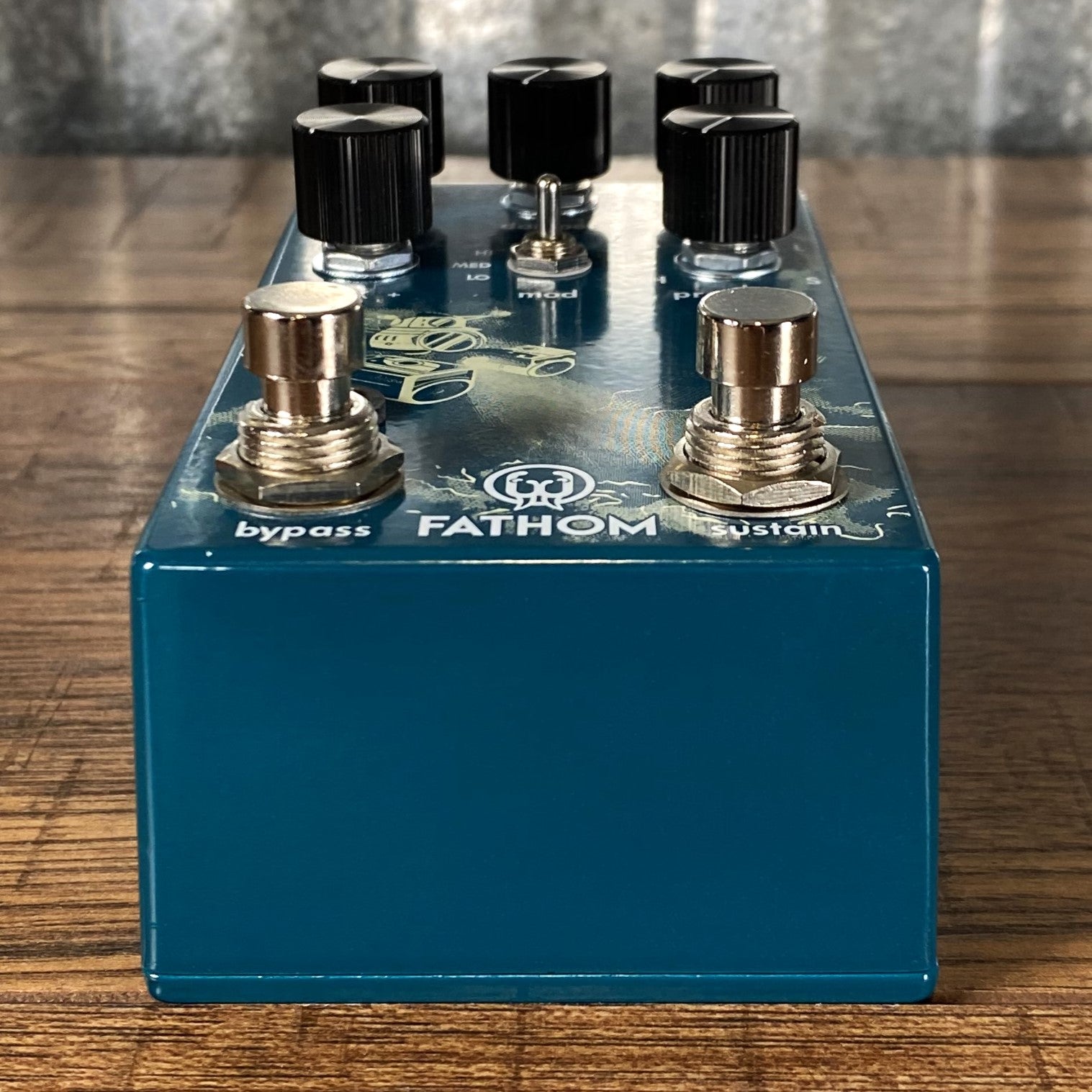 walrus reverb pedal Walrus Audio Fathom Multi-Function Reverb Guitar Effect Pedal – Specialty Traders