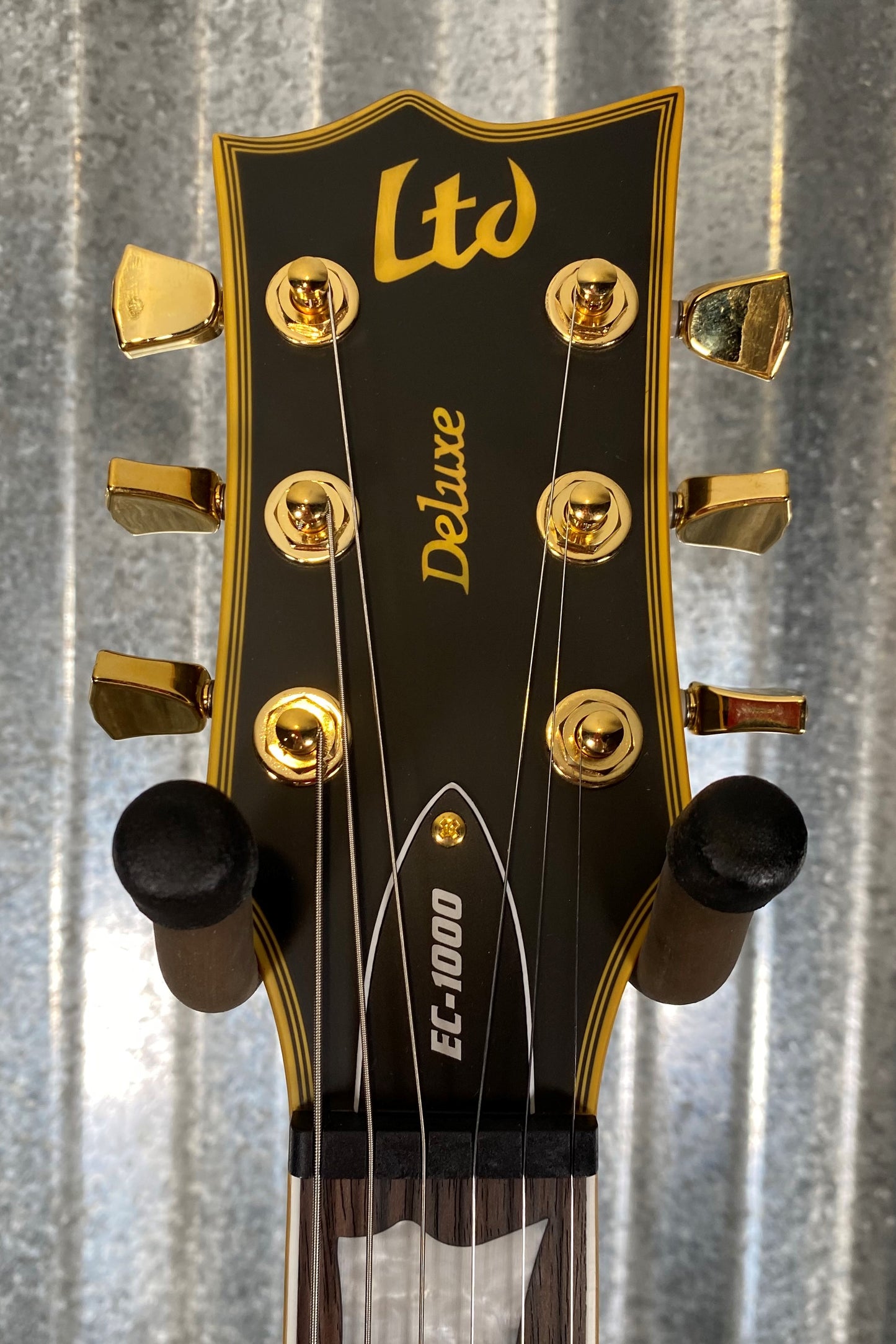 ESP LTD EC-1000 Eclipse EMG Vintage Black Guitar LEC1000VB #0219 Used