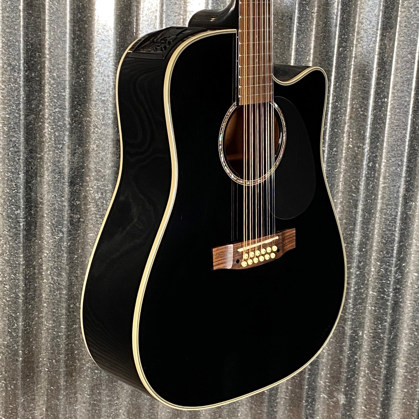 Takamine EGC531SSC-12 12 String Acoustic Electric Guitar Black #0906 Used