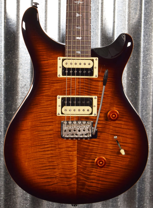 PRS Paul Reed Smith SE Custom 24 Black Gold Sunburst Guitar & Bag #3618