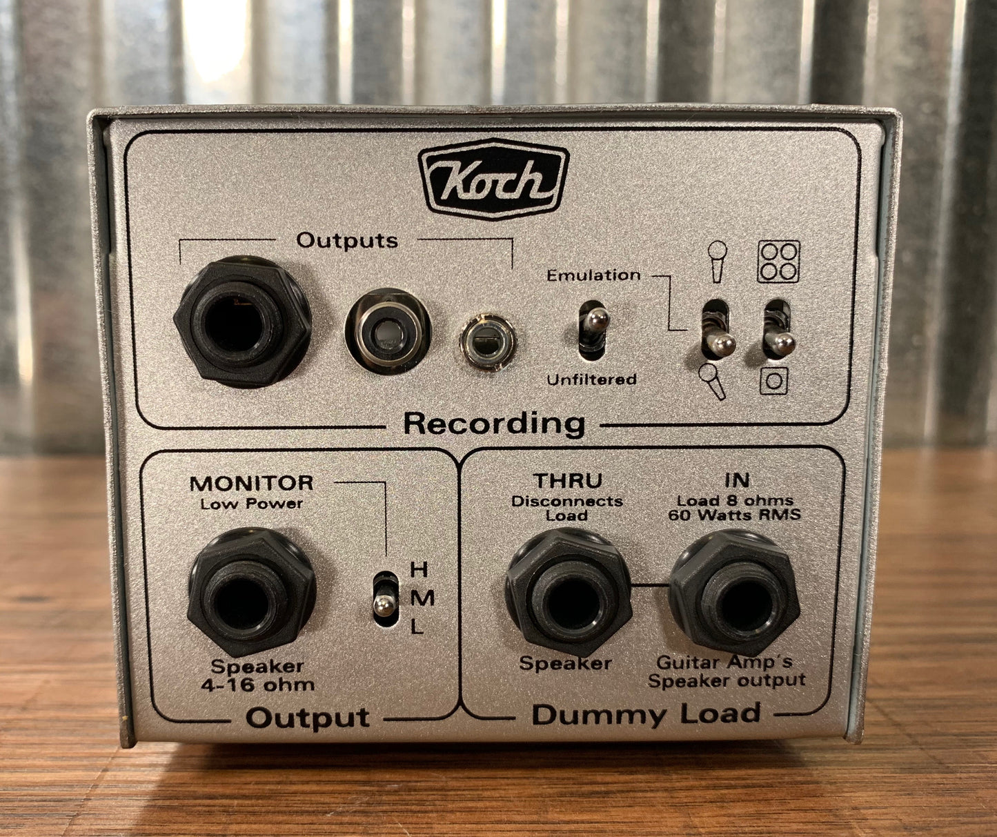 Koch DB60-HM Dummybox Home 60 Watt Guitar Amplifier Dummy Load Interface Demo