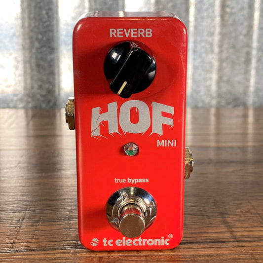 TC Electronic HOF Hall of Fame Mini Reverb Tone Print Guitar Effect Pedal Used