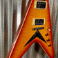 Hamer Vector Mahogany Flying V Cherry Sunburst Electric Guitar & Bag #0453