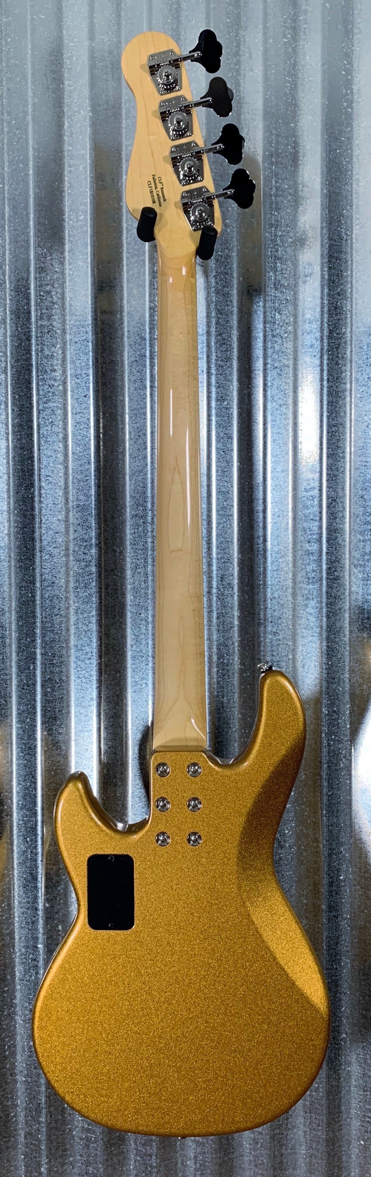 G&L USA CLF Research L2000 Pharaoh Gold 4 String Bass & Case L-2000 2018 #0108
