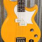 Reverend Guitars Mike Watt Signature Wattplower Satin Yellow 4 String Short Scale Bass & Case Blem #0829