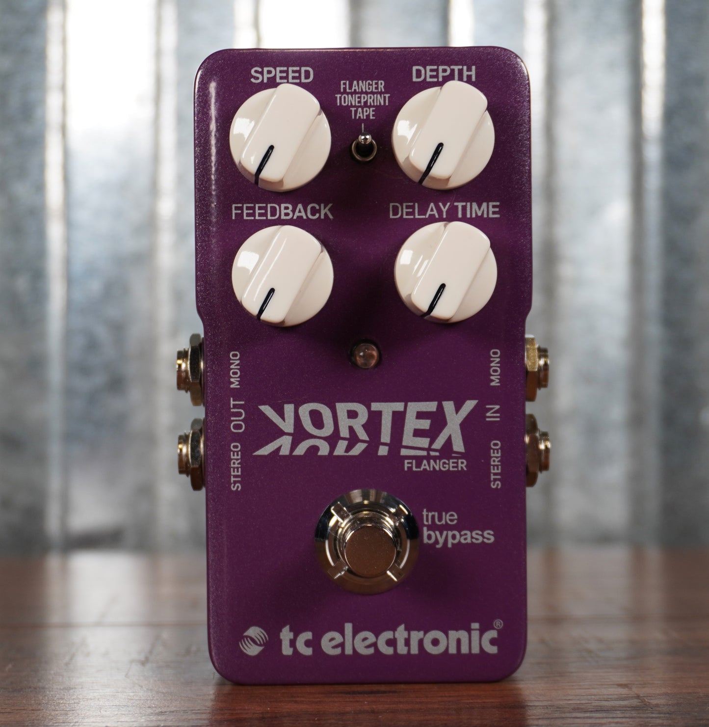 TC Electronic Vortex Flanger Tone Print Guitar Effect Pedal Used