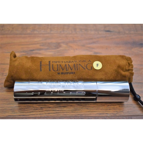 Suzuki PH-20-F Pipe Humming Professional 10 Hole Diatonic Harmonica Key of F