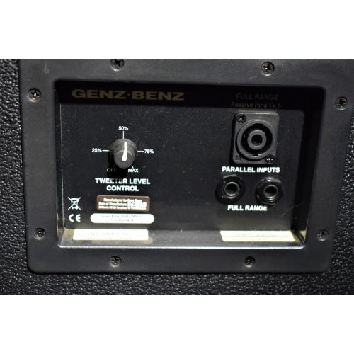 Genz Benz Uber Bass GB 1288T-UQ 600 Watt Bass Speaker Cab Used