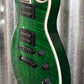 ESP LTD EC-1000 Flame See Thru Green Seymour Duncan Guitar LEC1000FMSTG #1131