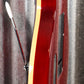 Hamer Archtop Flame Dark Cherry Wilkinson Tremolo Electric Guitar SATFW-DCB #0736