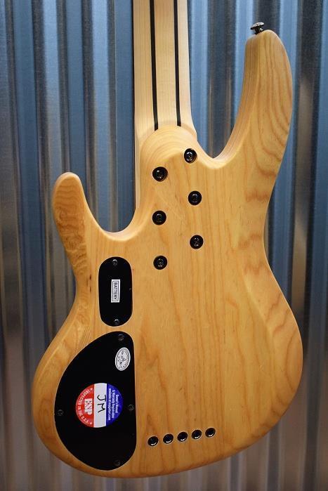 ESP LTD B-205SM 5 String Bass Spalted Maple Top Natural Satin & Case #0001