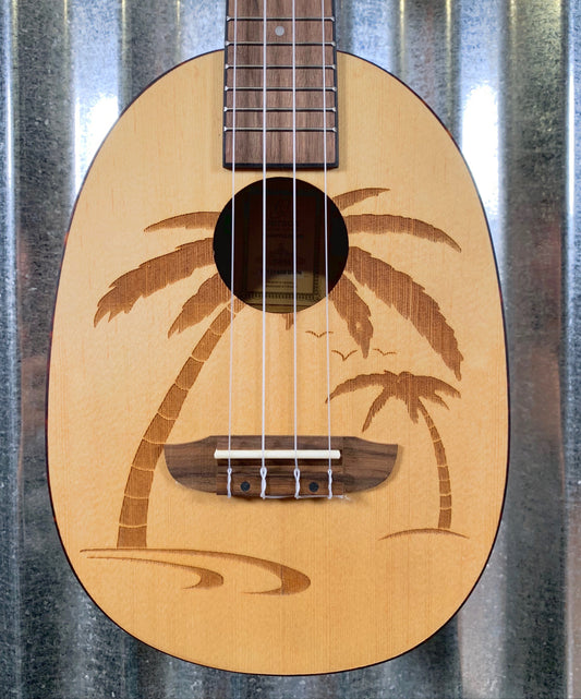 Ortega Guitars RUPA5 Natural Spruce Top Pinaple Concert Ukulele