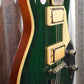 Supro 1296BG Silverwood Trans British Racing Green Guitar & Bag Demo #0588