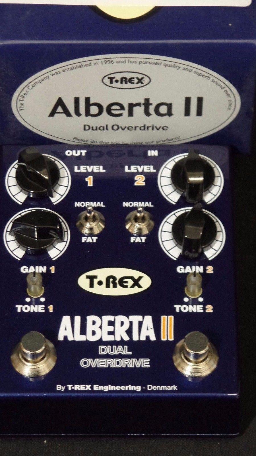 T-Rex Alberta-II Dual Overdrive Electric Guitar Effects FX Pedal Alberta 2 #2