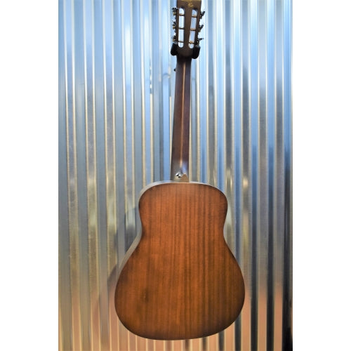 Vintage Guitars Paul Brett Gemini Baritone Acoustic Electric Guitar VGE800N Aged Satin & Bag