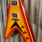 Hamer Vector Mahogany Flying V Cherry Sunburst Electric Guitar & Bag #2243