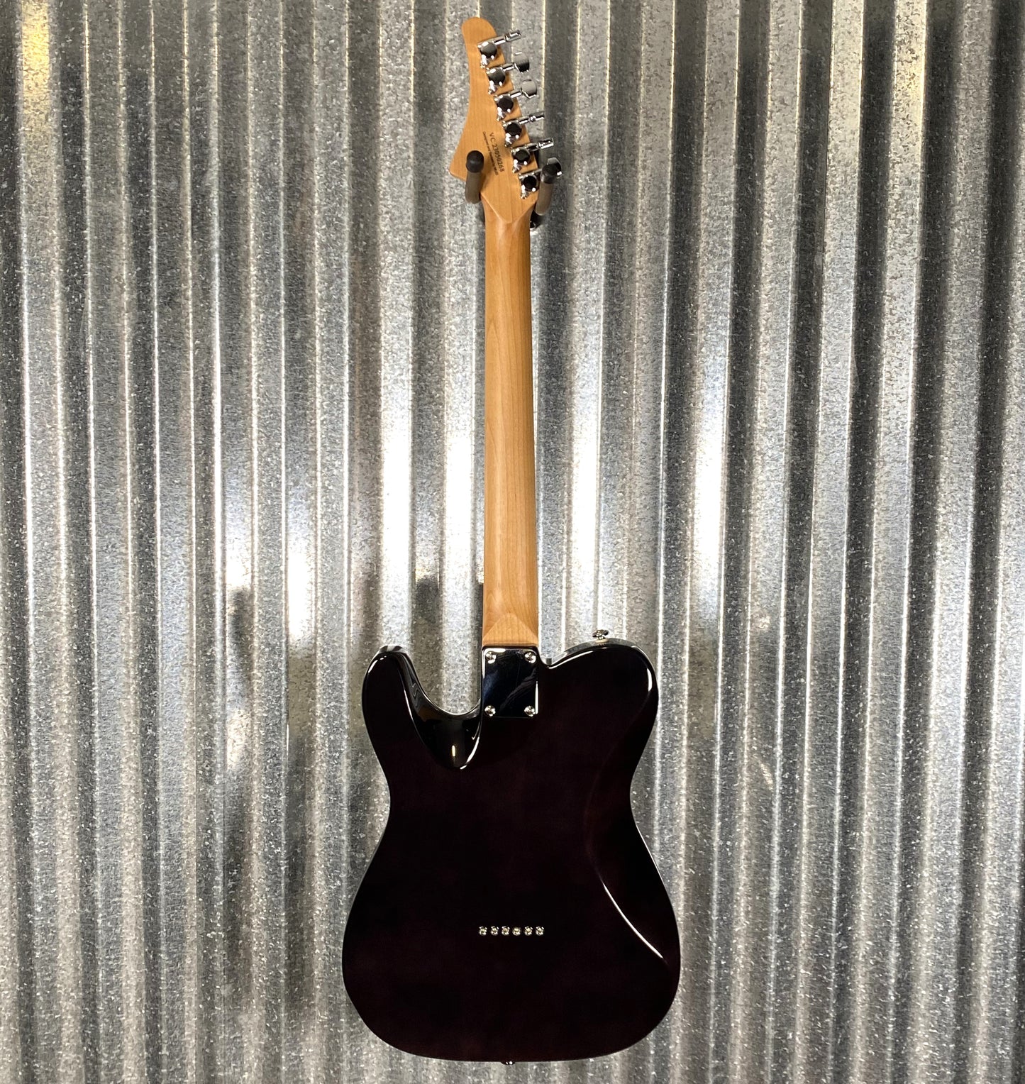 Musi Virgo Classic Telecaster Transparent Black Guitar #0286 Used