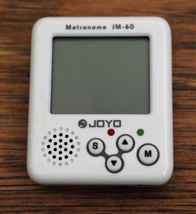 JOYO JM-60 Mini Portable Rechargeable Clip-on Electronic Digital Metronome White