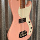 G&L USA Fullerton Deluxe Fallout 4 String Short Scale Bass Shell Pink & Bag #9355