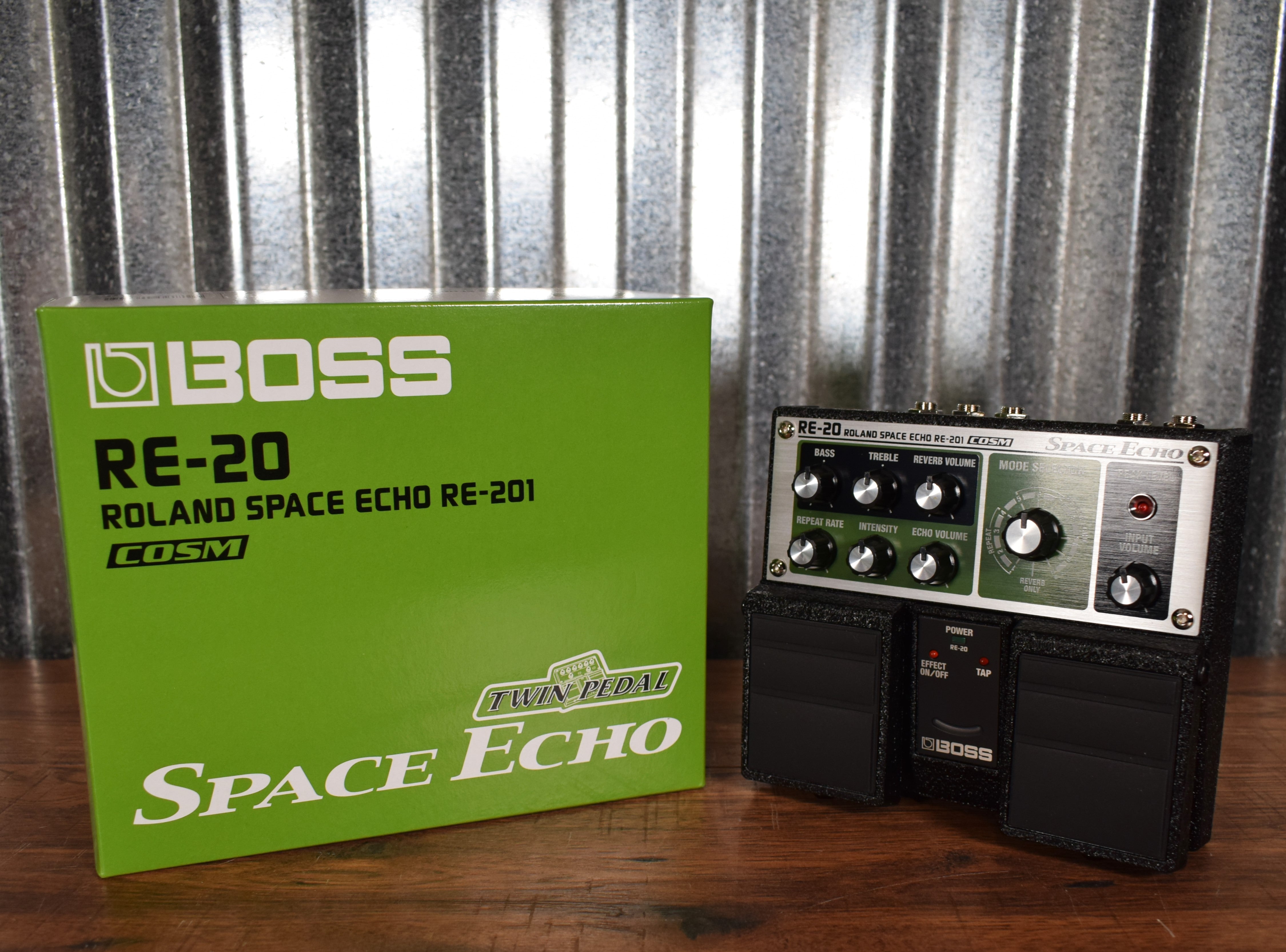 Boss RE-20 Space Echo Tape Reverb Delay Guitar Effect Pedal