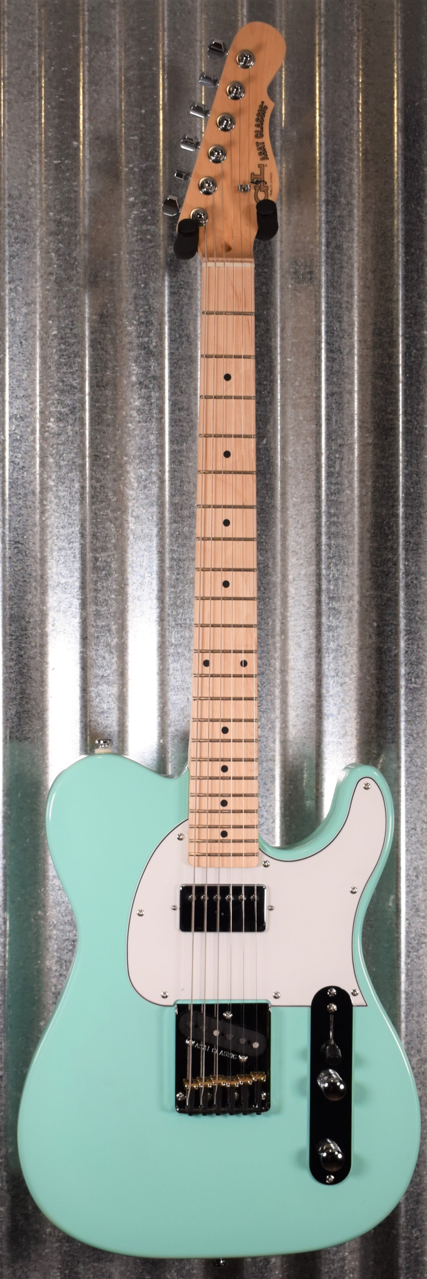 G&L Tribute ASAT Classic Bluesboy Seafoam Green Guitar #0167 Demo