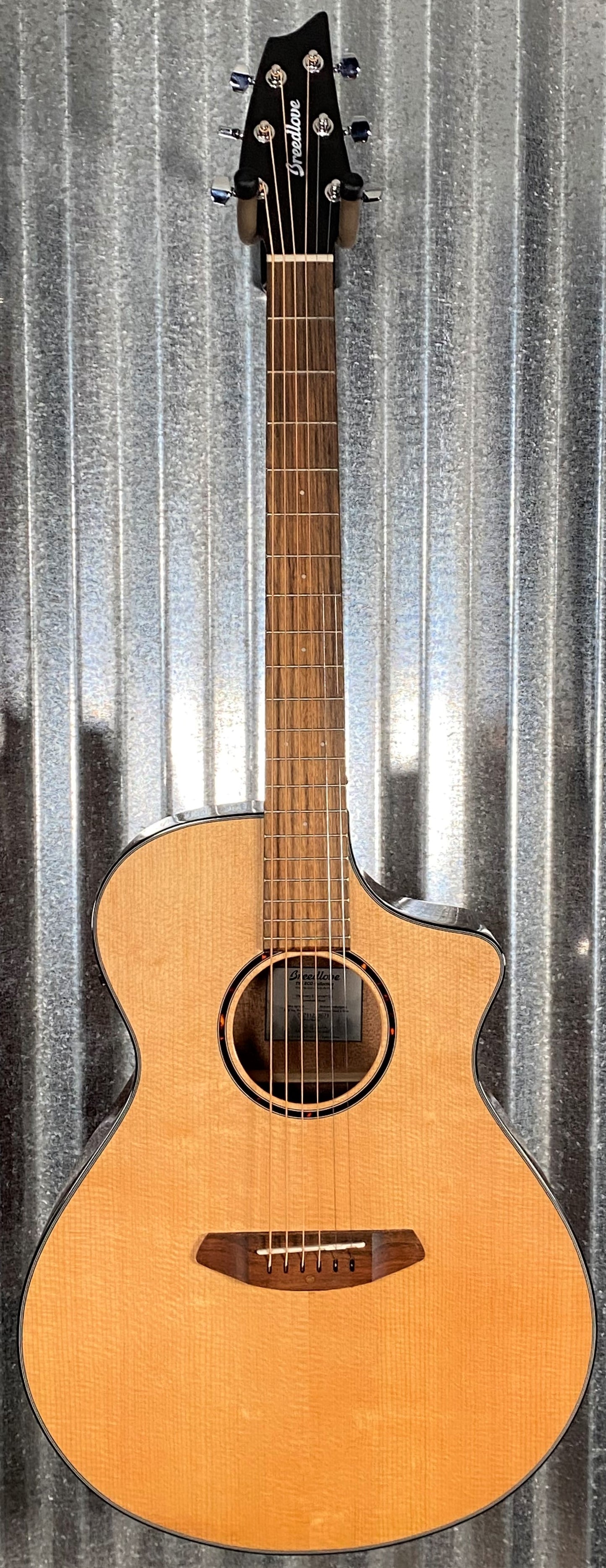 Breedlove Discovery S Concert CE Natural Sitka Acoustic Electric Guitar #3671