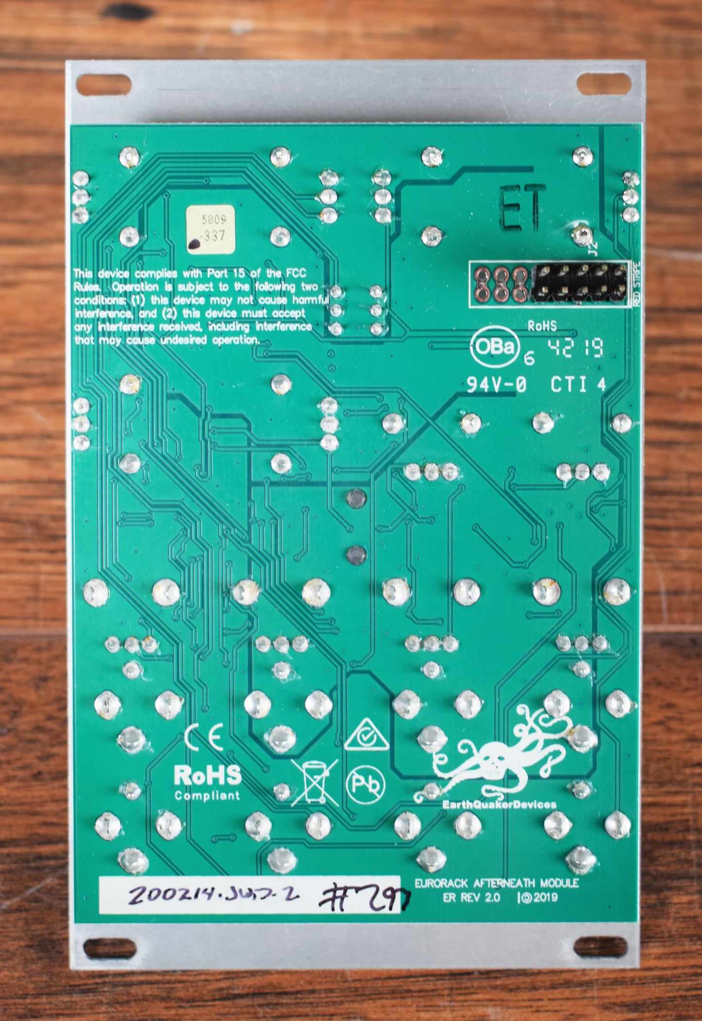 Earthquaker Devices Afterneath Otherworldly Reverberator Eurorack Synth Module