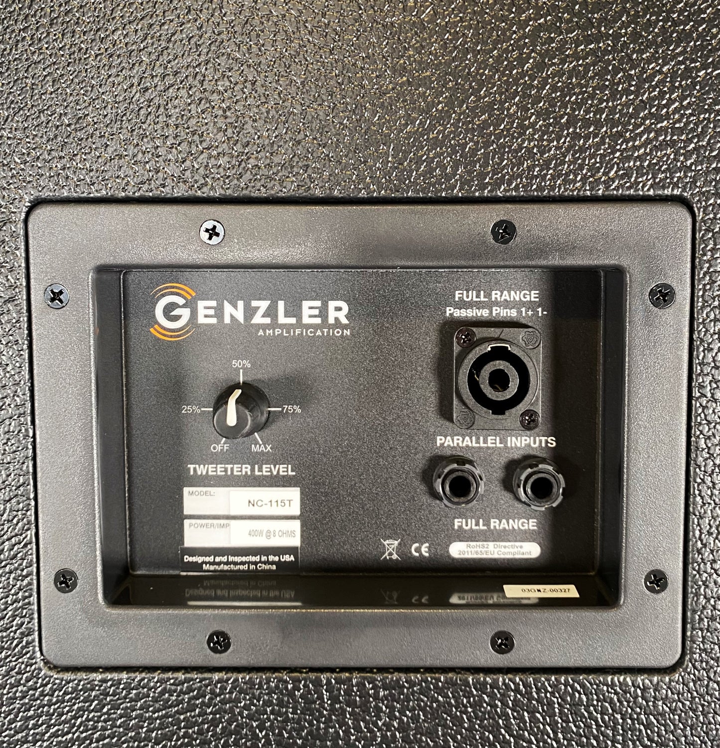 Genzler NC-115T NU CLASSIC 115T 1x15 & Tweeter 400 Watt 8 Ohm Bass Amplifier Speaker Cabinet