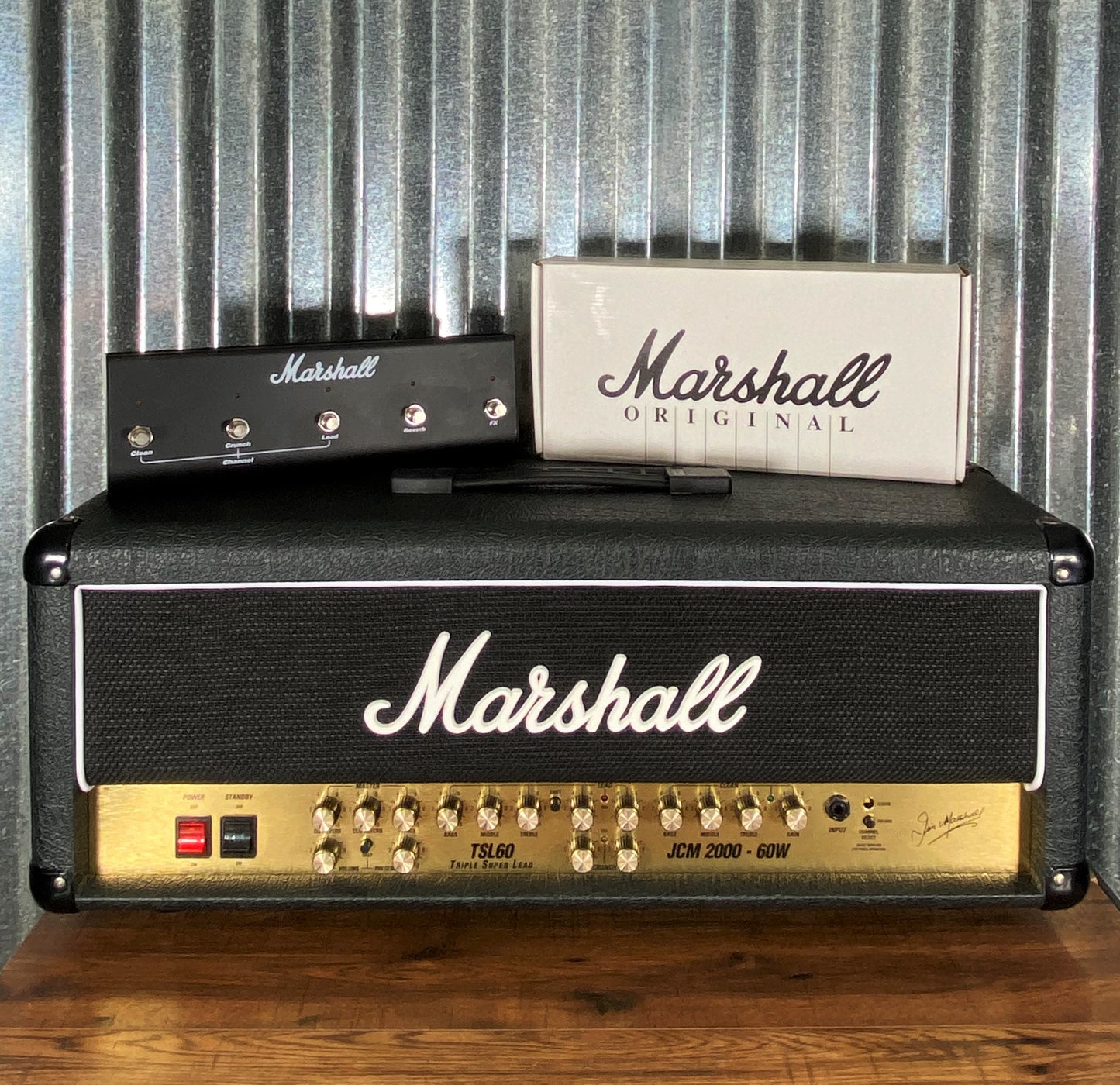 Marshall TSL60 Triple Super Lead 60 Watt 3 Channel All Tube Guitar Amplifier Head Used