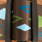 Levy's MP2SLD-010 2" Polyester Sublimation Guitar Strap Diamonds Green Blue