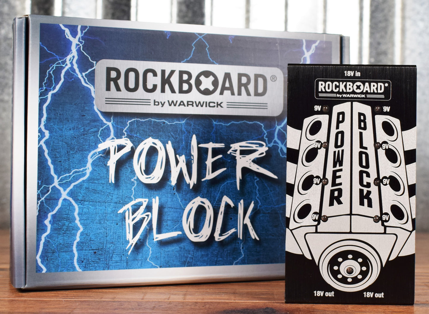 Warwick Rockboard Power Block 10 Outlet 9-18v Guitar Effect Pedal Pedalboard Power Supply