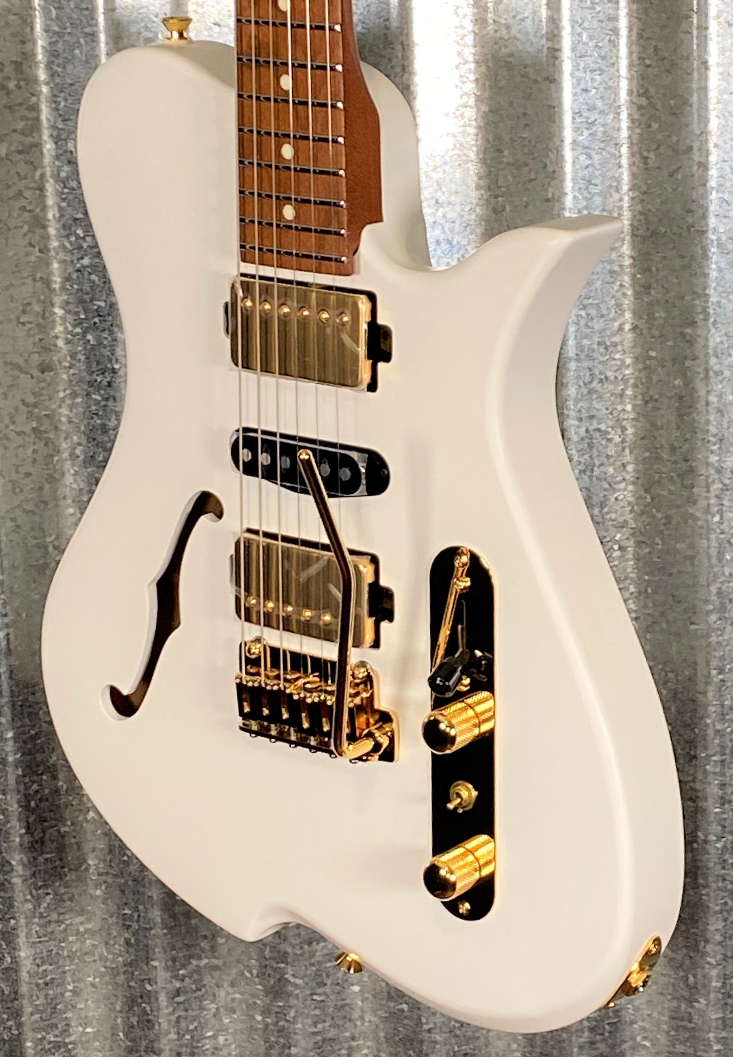 Vola Vasti KJM J1 Kaspar Jalily Signature White Matte Guitar & Bag #4108